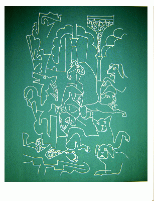La femme aux chiens